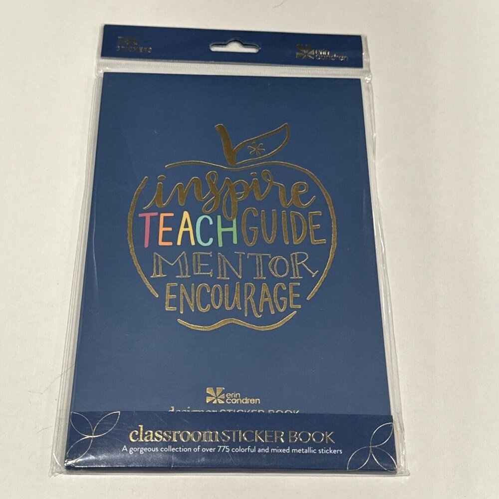 Erin Condren Planner Accessories Classroom Sticker Pack 782 Stickers J23